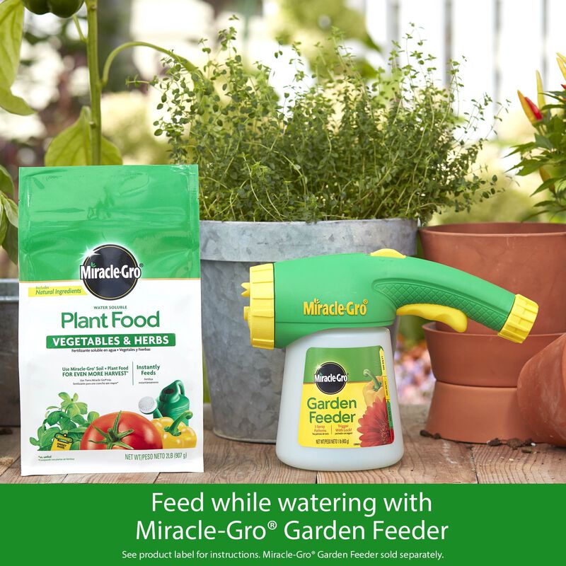 Miracle-Gro® Water Soluble Plant Food Vegetables and Herbs image number null