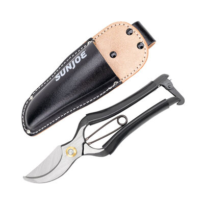 Japanese Artisanal Easy-Grip Secateurs with Leather Sheath
