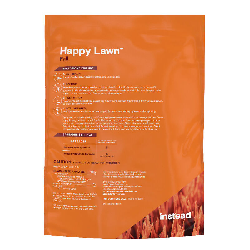 instead™ Happy Lawn™ Fall Fertilizer image number null