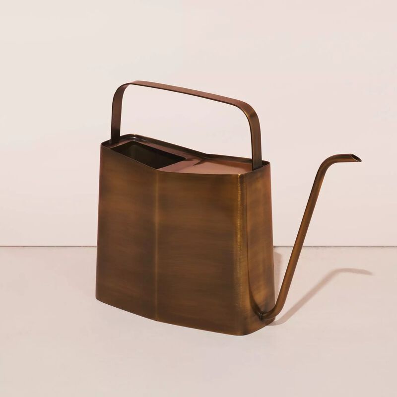 Handcrafted Watering Can, Brass image number null